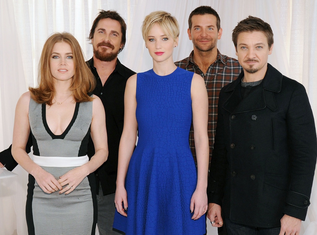 Amy Adams, Christian Bale, Jennifer Lawrence, Bradley Cooper, Jeremy Renner 