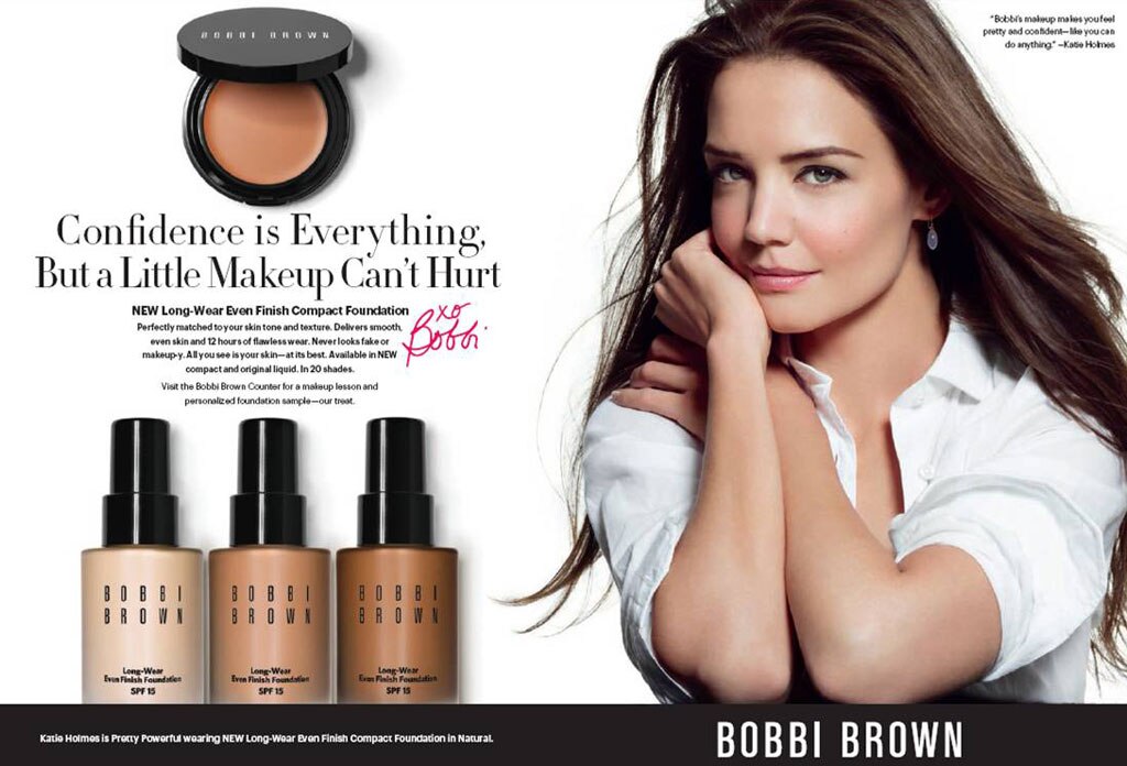 Katie Holmes' First Bobbi Brown Ad Revealed