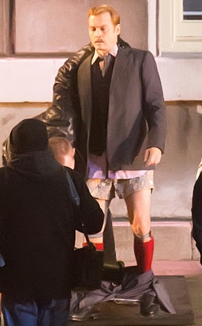 Blond Johnny Depp Drops His Pants, Flashes Underwear on Set of ...