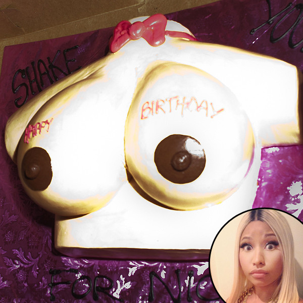 Nicki Minaj S Blowout Birthday Bash Boob Cake More E Online