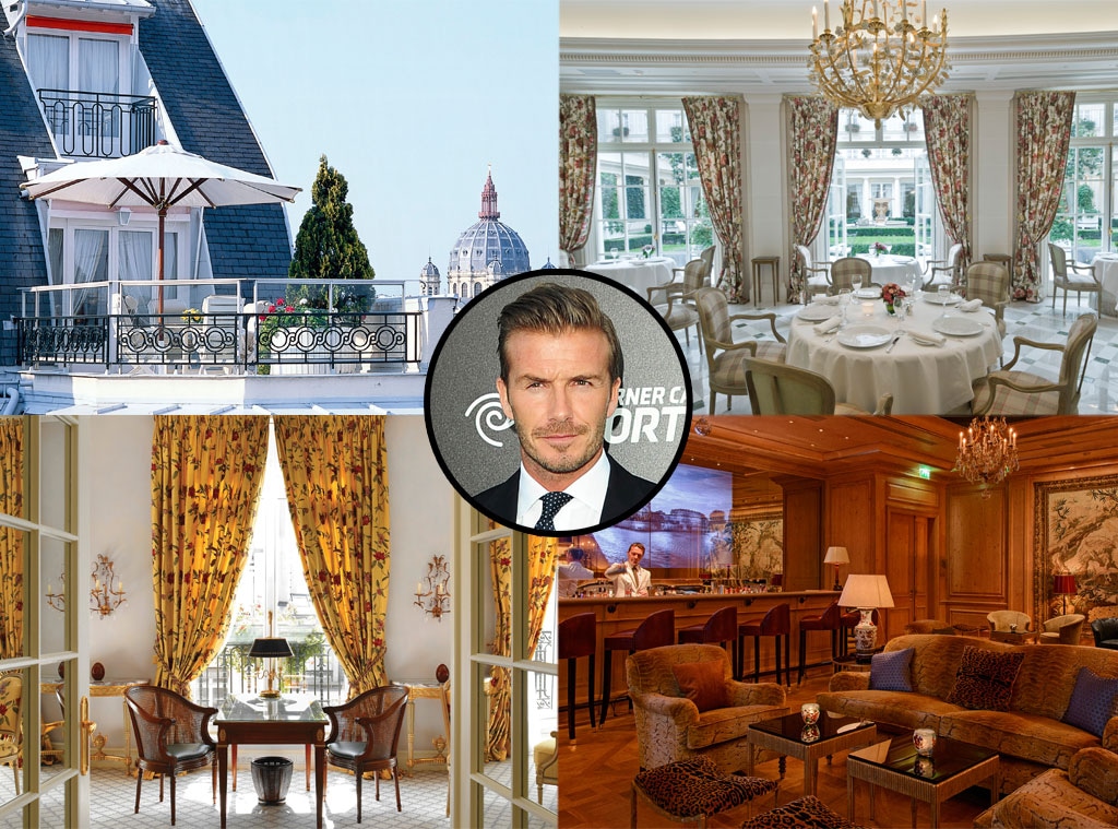 Hotel Le Bristol, David Beckham