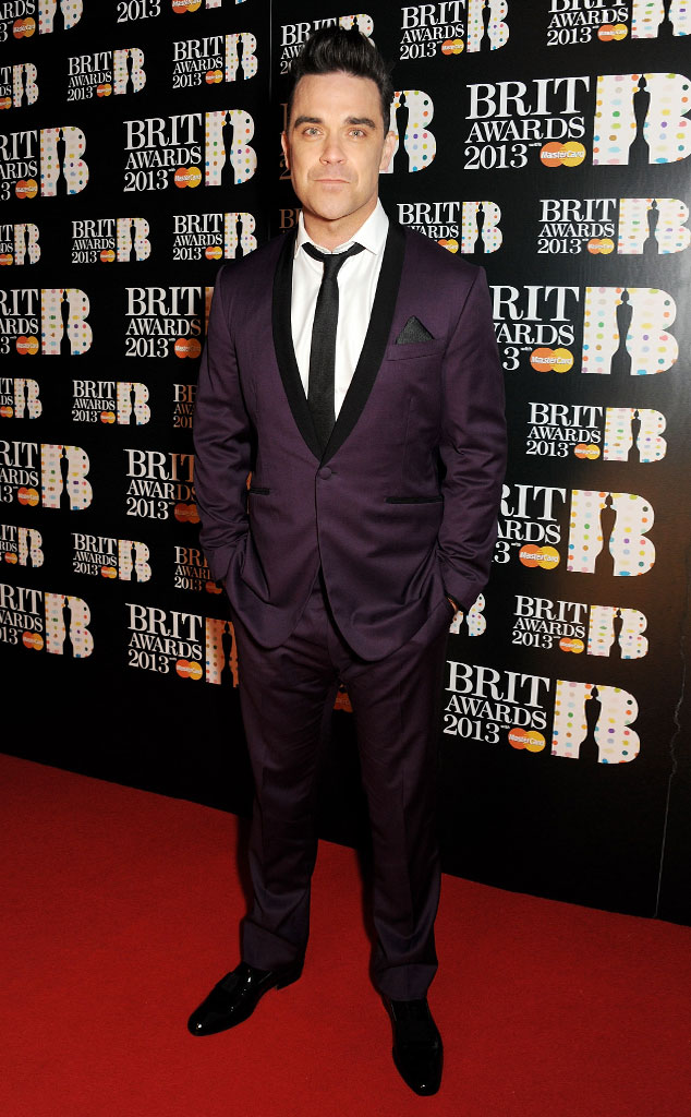 Justin Timberlake on the red carpet at the BRIT Awards 2013