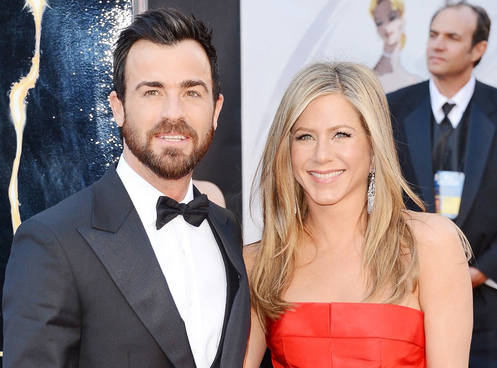 Justin Theroux, Jennifer Aniston, Oscars 2013 