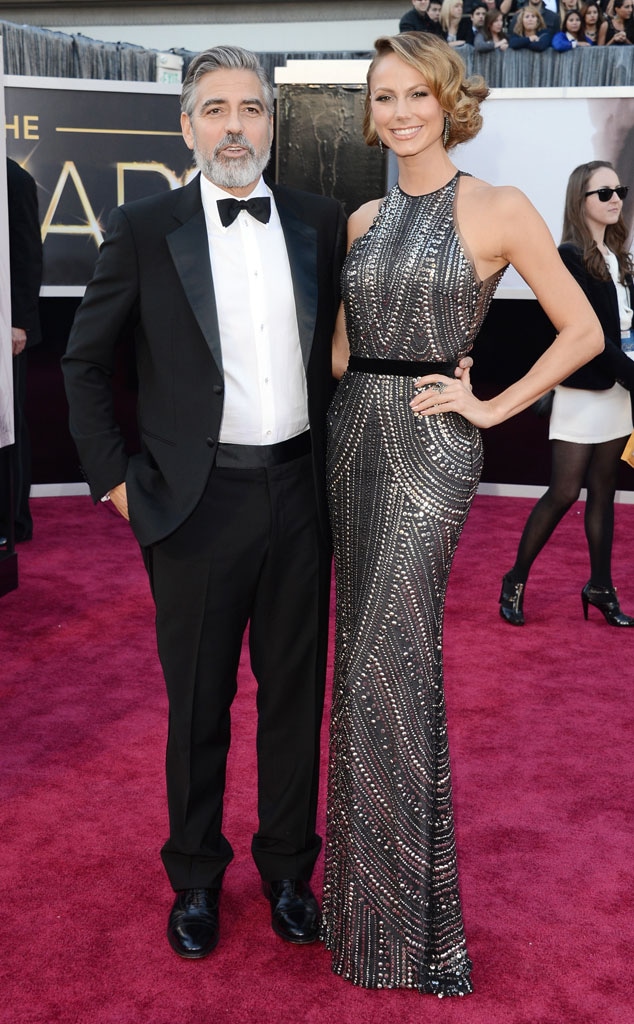 George Clooney, Stacy Keibler, Oscars 2013