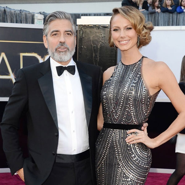 George Clooney, Stacy Keibler, Oscars 2013