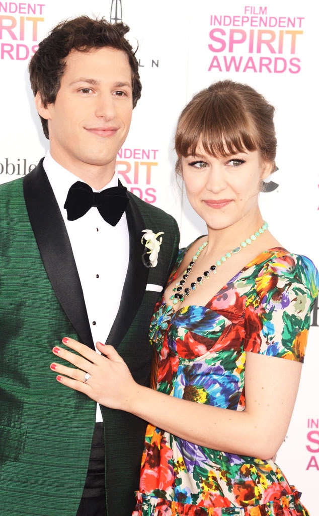 Andy Samberg, Joanna Newsom, 2013 Film Independent Spirit Awards