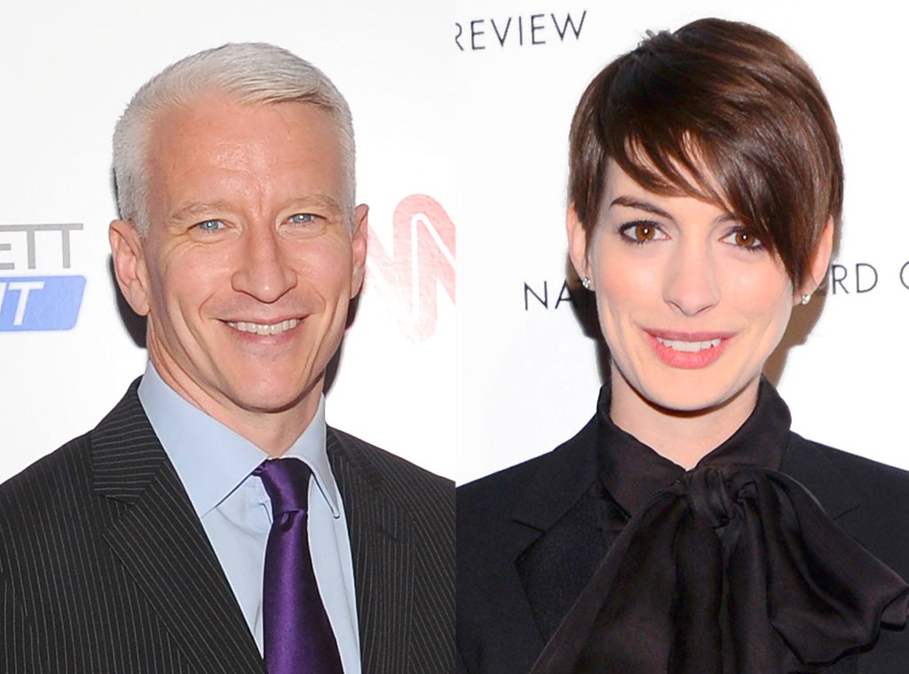 Anne Hathaway, Anderson Cooper