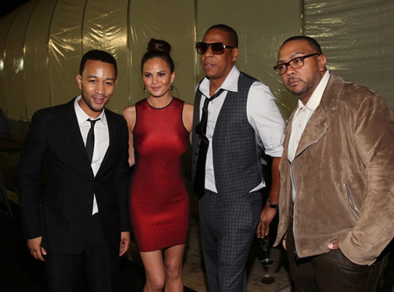 John Legend, Chrissy Tiegren, Jay-Z, Timbaland