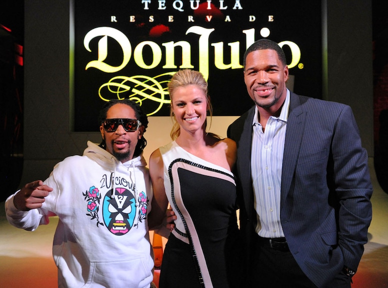 Lil Jon, Michael Strahan and Erin Andrews