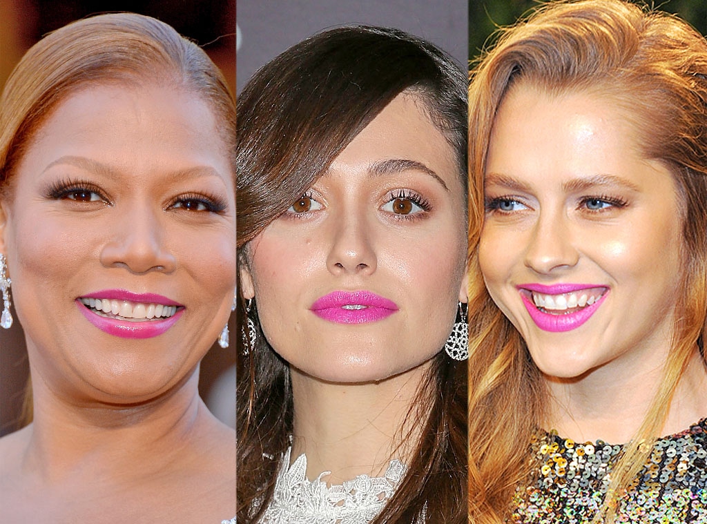 Pink Lips, Queen Latifah, Emmy Rossum, Teresa Palmer 