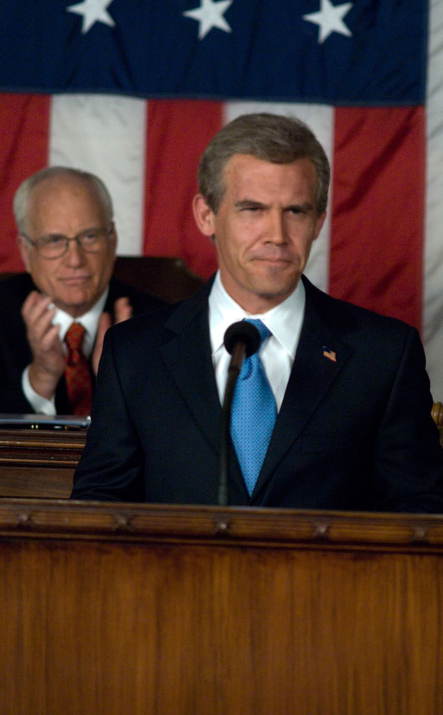 Josh Brolin as George W. Bush in W. from Stars Playing President | E! News