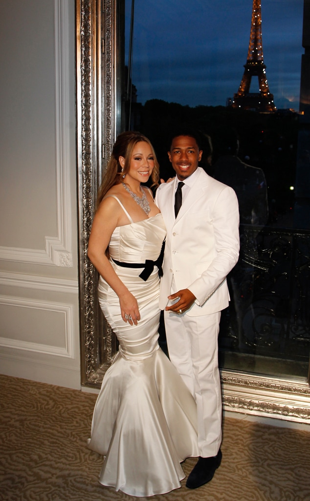 Mariah Carey, Nick Cannon, Eiffel Tower