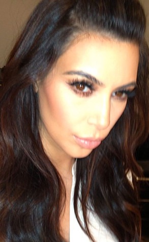 Kim Hides New Bangs Cuddles With Khlo 233 S Puppy See The