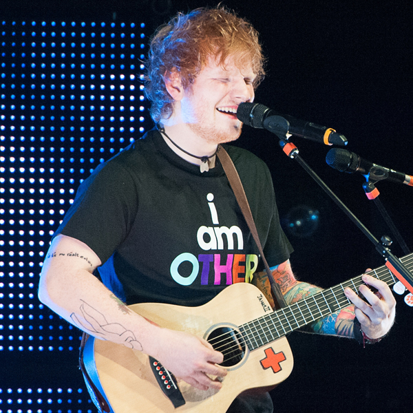 Ouch! See Ed Sheeran Fall Onstage