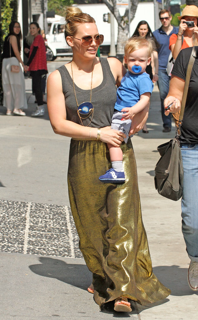 Melrose Shoppers from Hilary Duff & Luca's Cutest Pics | E! News