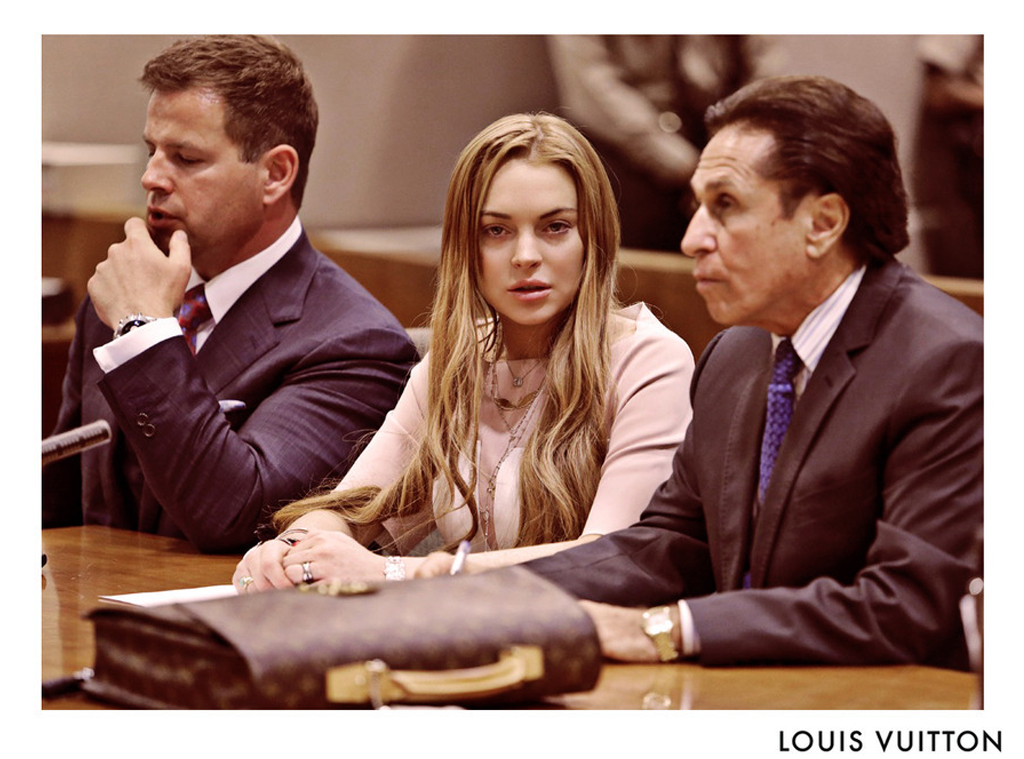 Lindsay Lohan Inspires Parody Louis Vuitton Ad