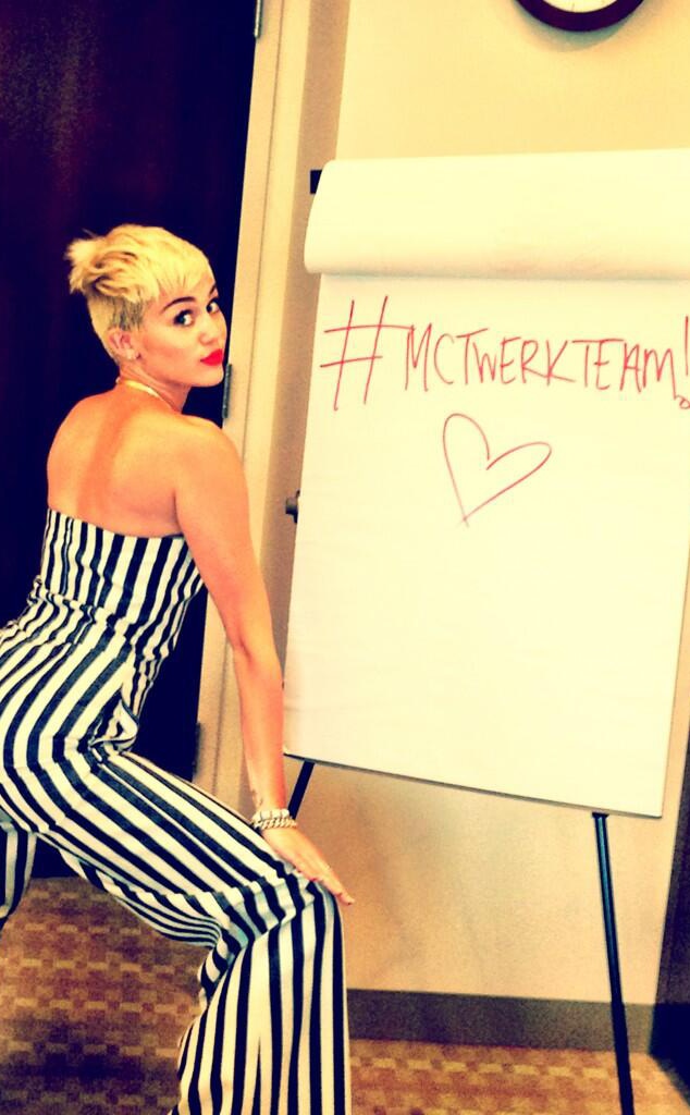 Miley Cyrus, Twerk, Twitter.