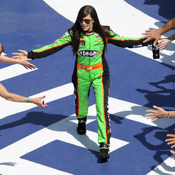 Nascar Race Day Danica Patrick Talks Johnny Depp E Online