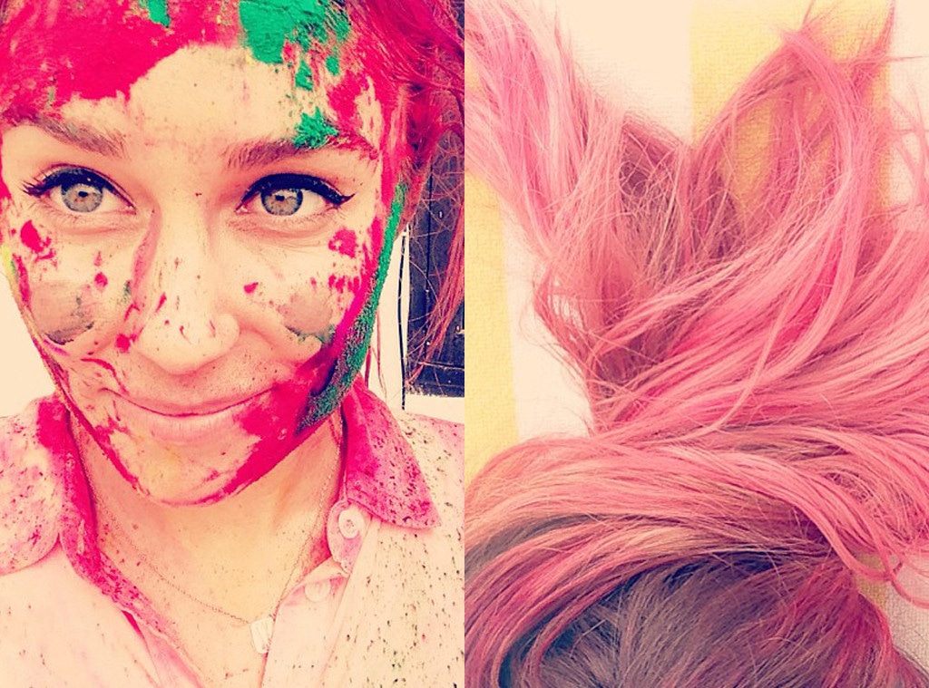 Lauren Conrad, Instagram, Pink Hair