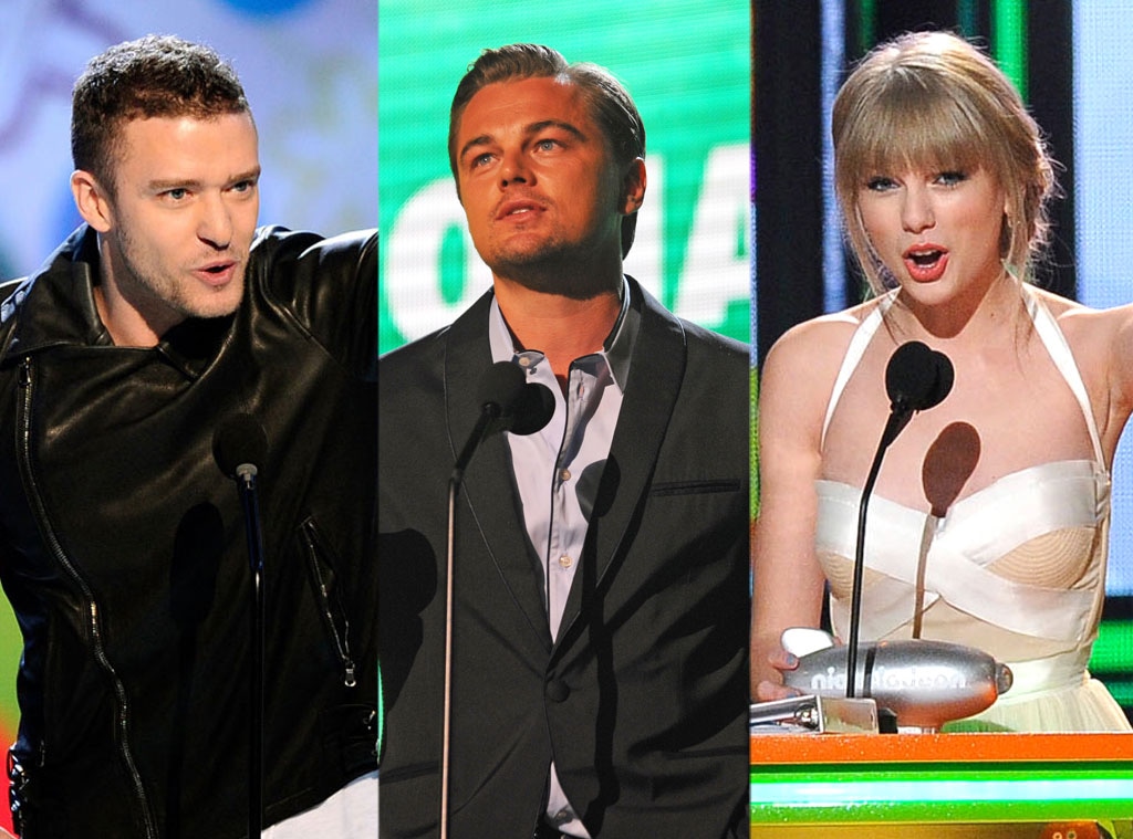 Big Help Award, Justin Timberlake, Leonardo DiCaprio, Taylor Swift