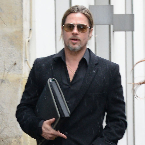 Brad Pitt Shops for Furniture in Paris After Wine Launch - E! Online