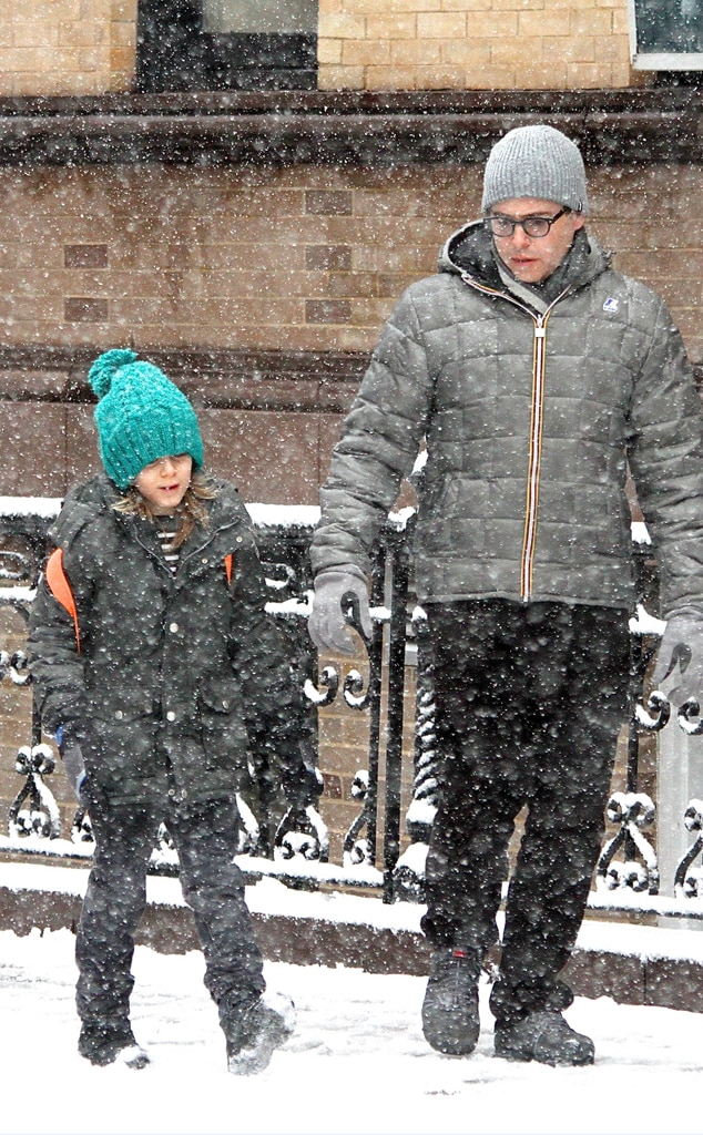 Matthew Broderick & James from Stars in the Snow E! News