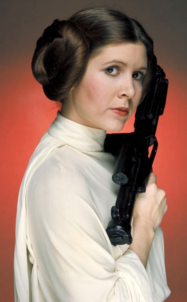 Carrie Fisher, Star Wars, Crazy OnScreen Hairdos
