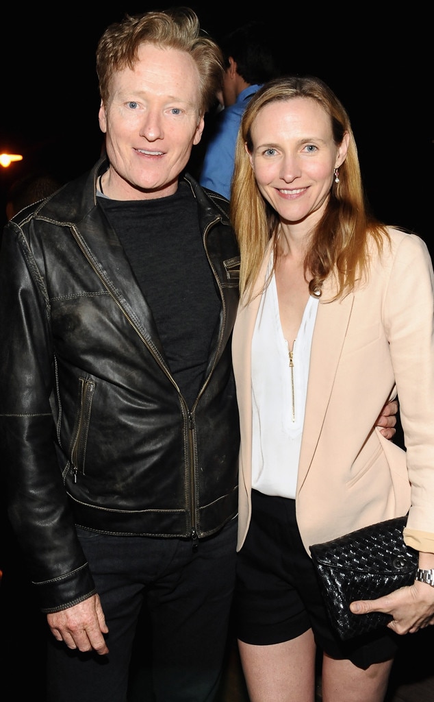 Conan O'Brien & Liza Powel O'Brien from 2013 Coach Benefit for the ...