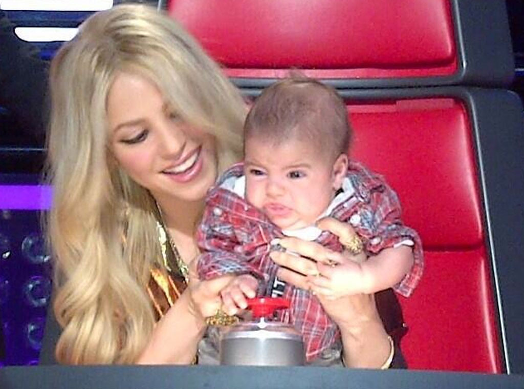 material productos quimicos Muestra Shakira Brings New Judge to The Voice—Baby Milan! - E! Online