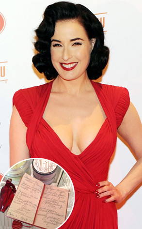 Obsessions: Dita Von Teese's Vintage-Style Journal