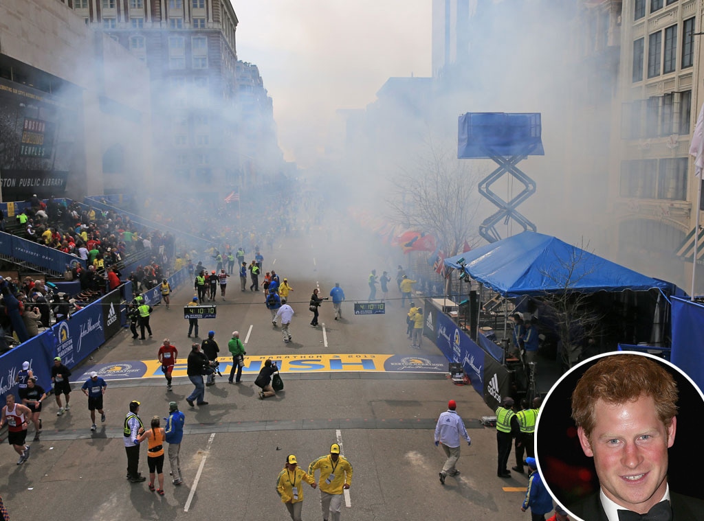 Boston Marathon Explosions, Prince Harry