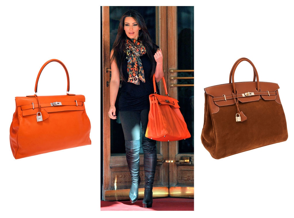 Grab capital Serrated Kim Kardashian Auctions Hermes Birkin Bags - E! Online