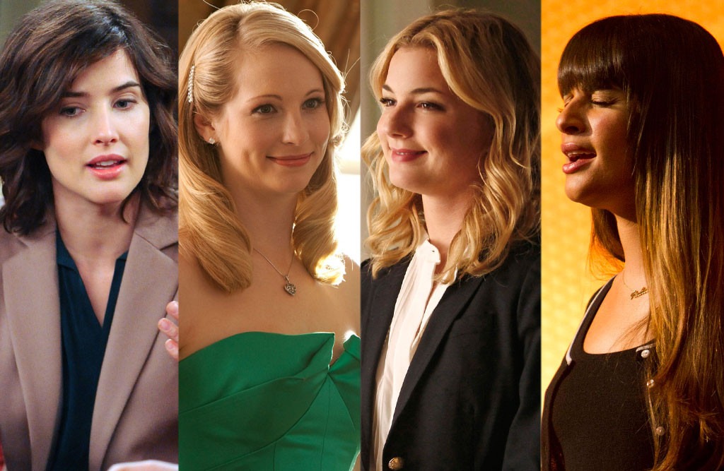 Lea Michele, Glee, Emily Van Camp, Revenge, Candice Accola, The Vampire Diaries, Cobie Smulders, How I Met Your Mother