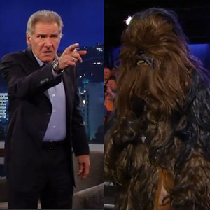 Harrison Ford Chews Out Chewbacca on Jimmy Kimmel, Disney Announces New