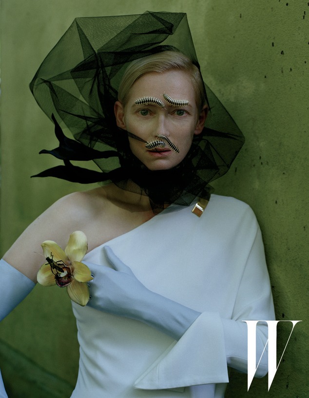 Tilda Swinton, W Magazine