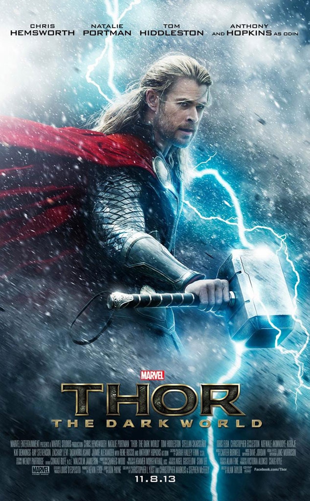 Chris Hemsworth, Thor The Dark World, Poster