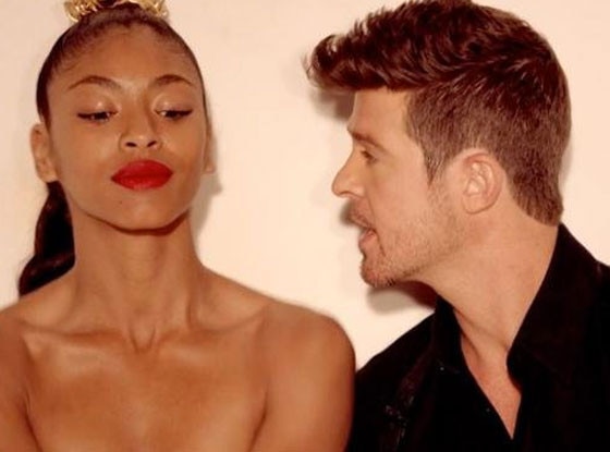 Robin Thickes New Music Video Banned from YouTube - E! Online image