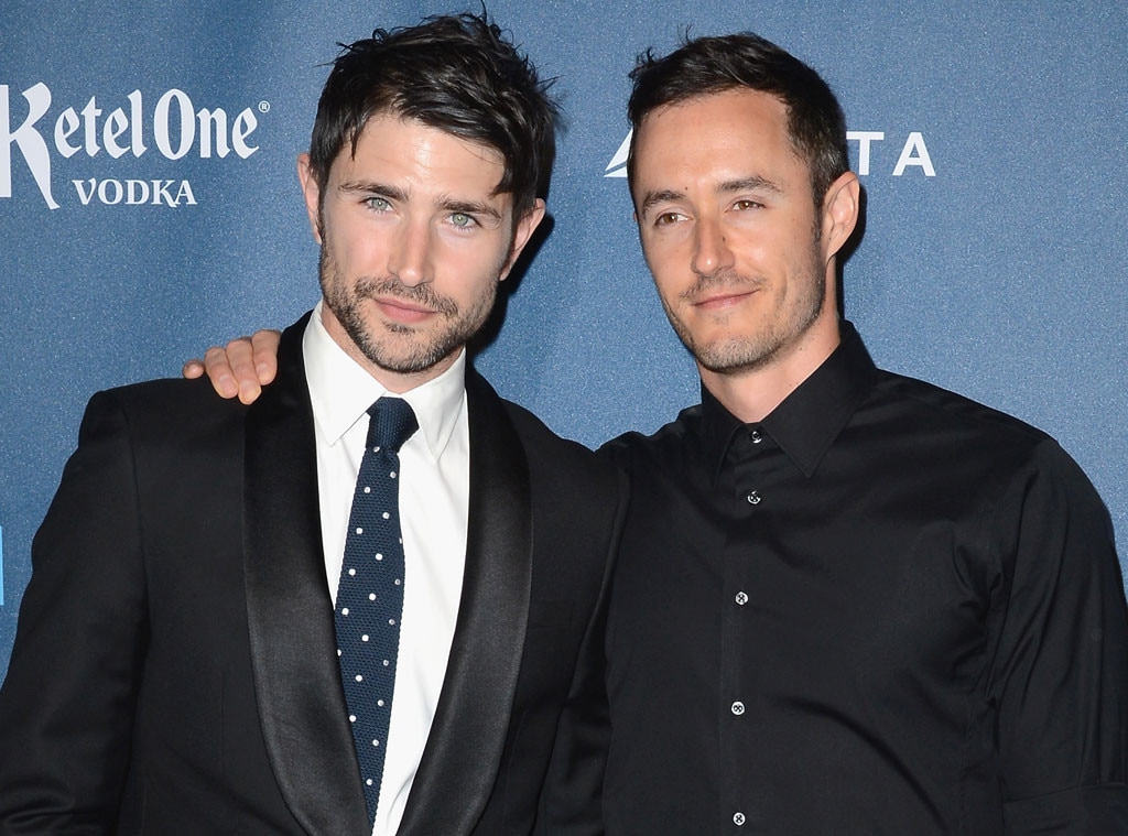 Matt Dallas & Blue Hamilton from 2013 GLAAD Media Awards Star