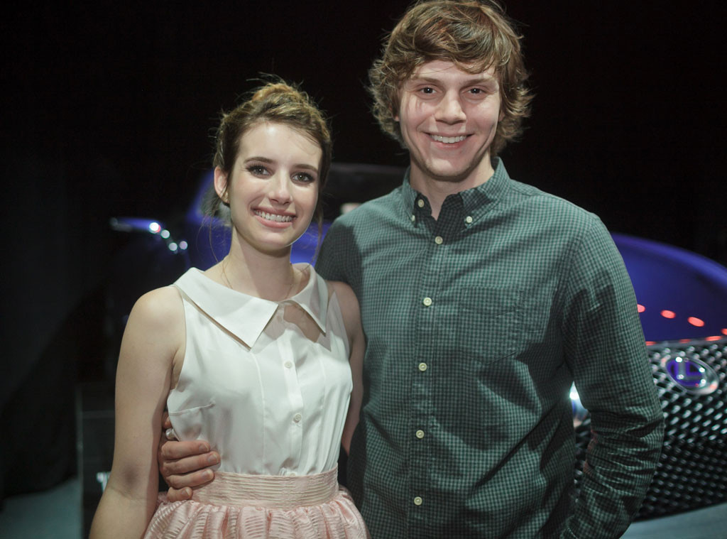 Lexus Event, Emma Roberts, Evan Peters