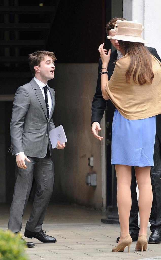Daniel Radcliffe s Wedding Pals Apparently Tower Over The Star E Online