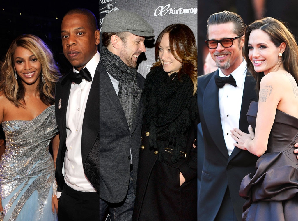 Beyonce, Jay Z, Olivia Wilde, Jason Sudeikis, Angelina Jolie, Brad Pitt