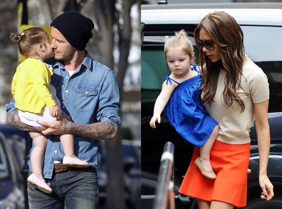 David And Victoria Beckham's Daughter Harper: Two Sweet Outfits In One ...