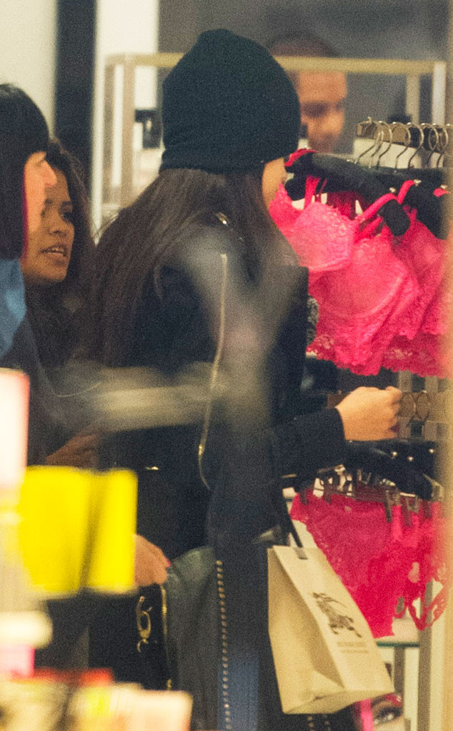 Lucky, Justin Bieber! Selena Gomez Shops for Lingerie