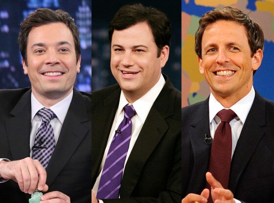 Jimmy Kimmel Tweets Tonight Show Congratulations to Jimmy Fallon, Seth ...