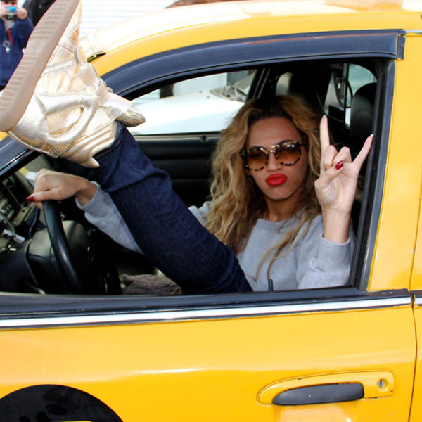 Beyonce Drives Yellow Cab and Teases Big Announcement