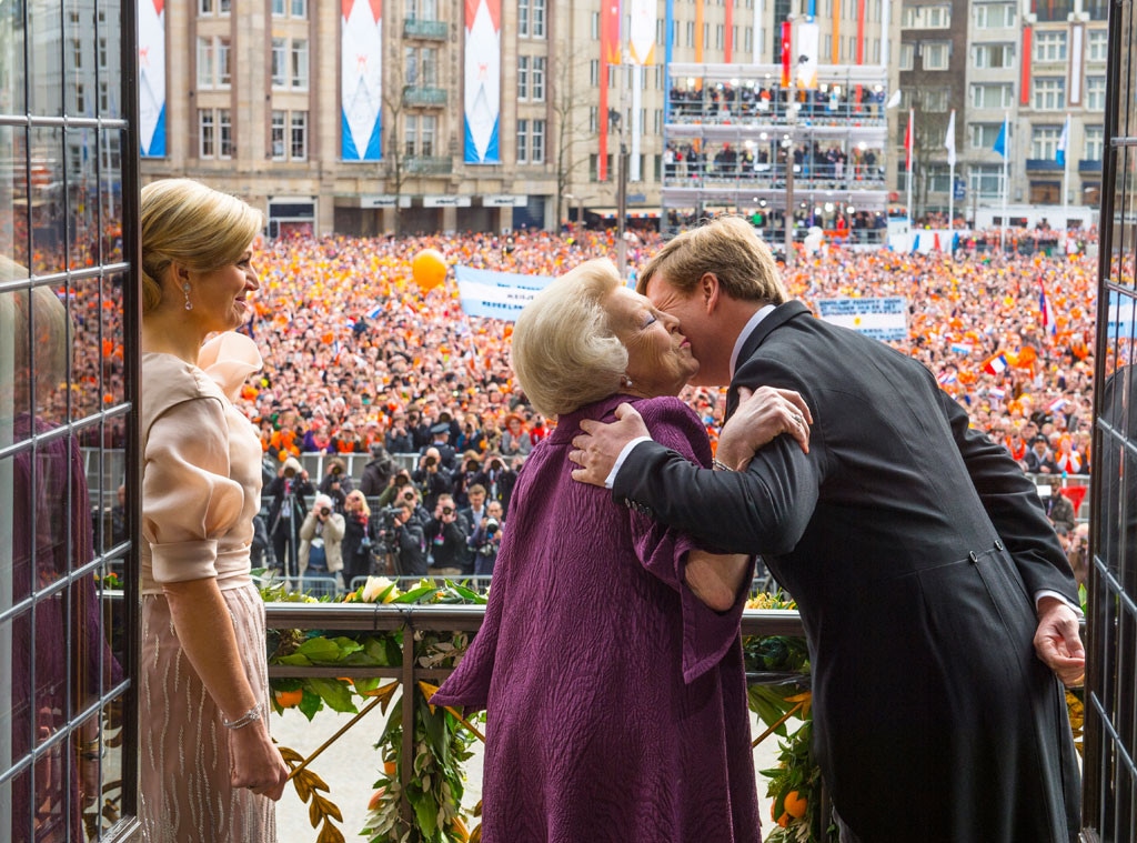 Queen Maxima, Queen Beatrix, King Willem-Alexander of Netherlands