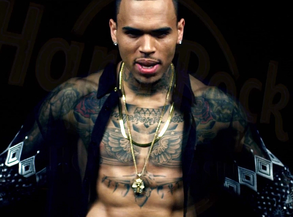 Chris Brown, Shirtless