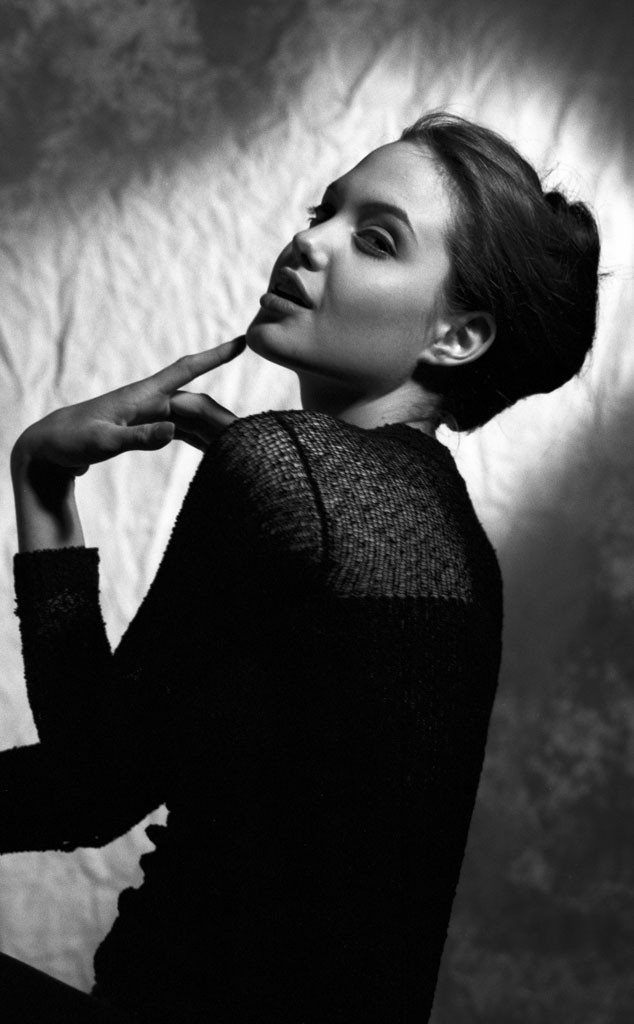 Playful Posing From Angelina Jolies Teenage Modeling Pics E News