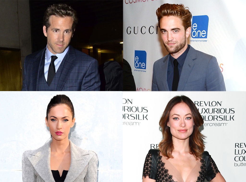 Ryan Reynolds, Robert Pattinson, Megan Fox, Olivia Wilde