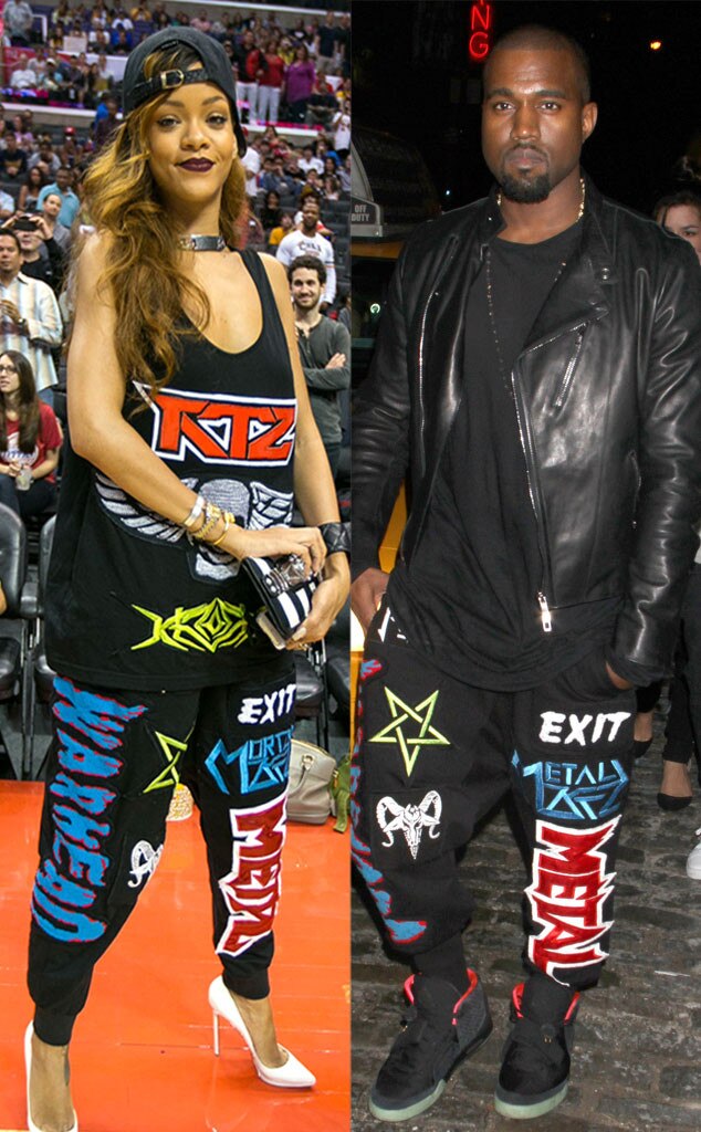 Fashion Face-Off: Rihanna vs. Kanye West in KTZ Pants